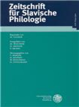 Zeitschrift Fur Slavische Philologie雜志