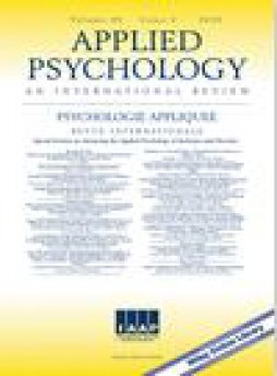 Applied Psychology-an International Review-psychologie Appliquee-revue Internati雜志