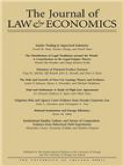 Journal Of Law & Economics雜志