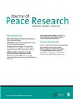 Journal Of Peace Research雜志