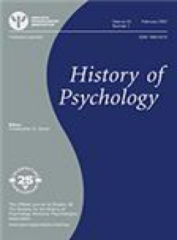 History Of Psychology雜志