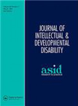 Journal Of Intellectual & Developmental Disability雜志