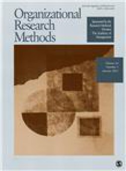 Organizational Research Methods雜志