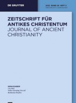 Zeitschrift Fur Antikes Christentum-journal Of Ancient Christianity雜志