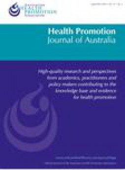 Health Promotion Journal Of Australia雜志