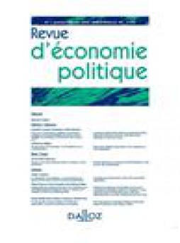 Revue D Economie Politique雜志