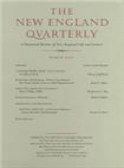 New England Quarterly-a Historical Review Of New England Life And Letters雜志