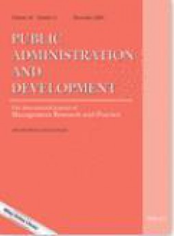 Public Administration And Development雜志