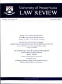 University Of Pennsylvania Law Review雜志