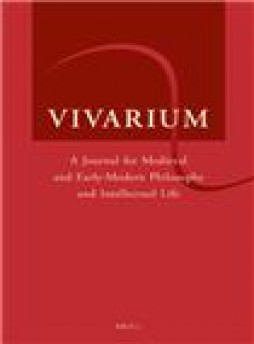 Vivarium-an International Journal For The Philosophy And Intellectual Life Of Th雜志