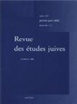 Revue Des Etudes Juives雜志