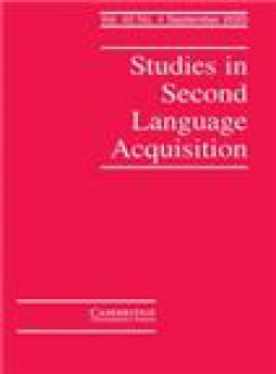 Studies In Second Language Acquisition雜志