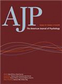 American Journal Of Psychology雜志