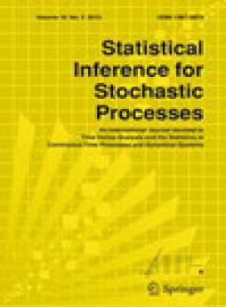 Statistical Inference For Stochastic Processes雜志