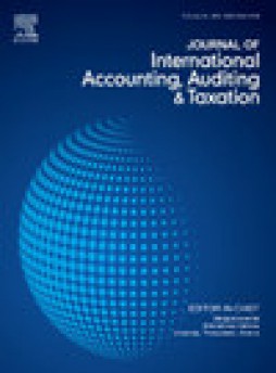 Journal Of International Accounting Auditing And Taxation雜志