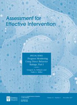 Assessment For Effective Intervention雜志