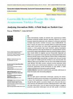Connectist-istanbul University Journal Of Communication Sciences雜志