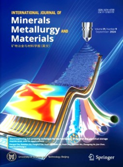 International Journal of Minerals Metallurgy and Materials雜志